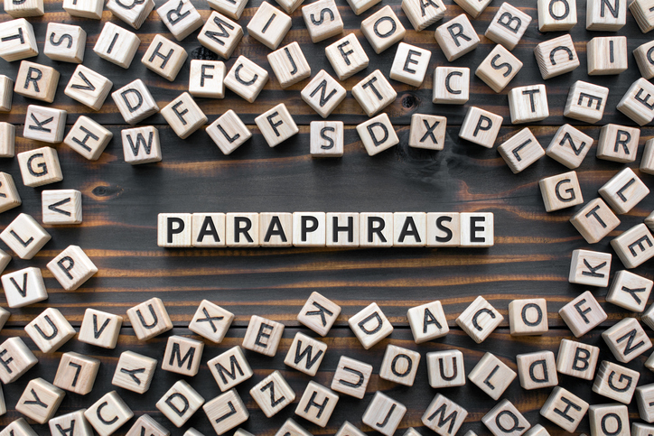 paraphrasing tool paraphrase reword rewrite